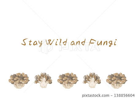 Maitake (multiple items) horizontal menu/card template 138856604