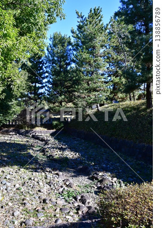 Oshi Castle 21: Earthworks and moat 138856789