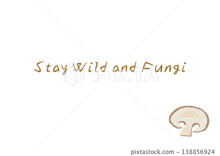 Horizontal menu card template for sliced mushrooms 138856924