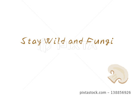 切片蘑菇橫版菜單卡模板 138856926