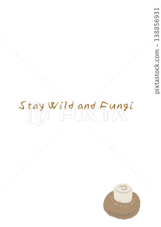 Brown Mushroom Vertical Menu Card Template Brown Mushroom Vertical Menu Card Template 138856931