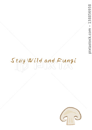 Vertical menu card template for sliced mushrooms 138856938