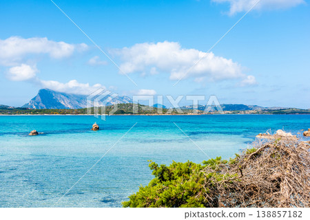 Turquoise water in Lu Impostu beach Turquoise water in Lu Impostu beach 138857182