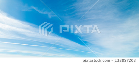 Blue sky with clouds in Pismo Beach 138857208