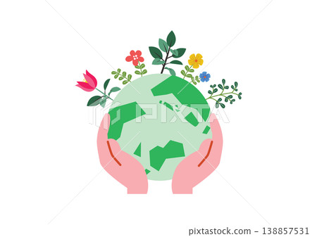 地球的示意圖 138857531