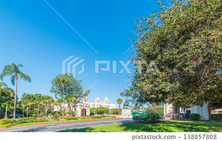 Blue sky over Balboa Park Blue sky over Balboa Park 138857808
