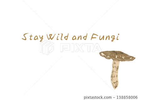 橫向菜單/卡片模板,配有手繪松茸插圖(菌蓋張開)。 橫向菜單/卡片模板,配有手繪松茸插圖(菌蓋張開)。 138858006