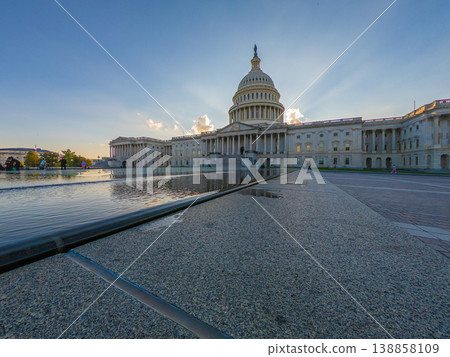 World famous United States Capitol Building at sunset World famous United States Capitol Building at sunset 138858109