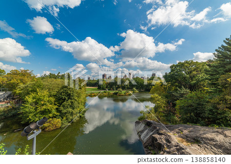 Clouds over Turtle Pond in Central Park Clouds over Turtle Pond in Central Park 138858140