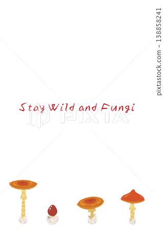 Vertical menu/card template for multiple Amanita caesarea mushrooms. Vertical menu/card template for multiple Amanita caesarea mushrooms. 138858241