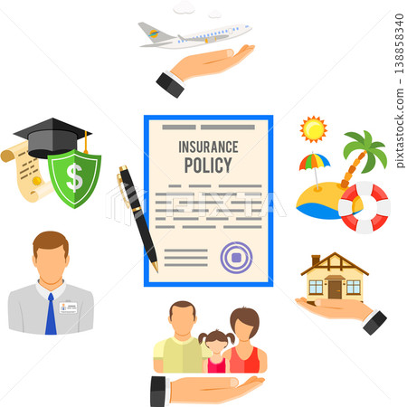 Insurance Services Infographics 138858340