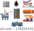 Oil industry Infographics 138858348