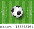 Soccer Ball on Football Field 138858361