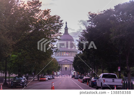 World famous United States Capitol Building at sunset World famous United States Capitol Building at sunset 138858388