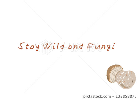 Horizontal menu/card template featuring porcini mushrooms (cross-section slices). 138858873