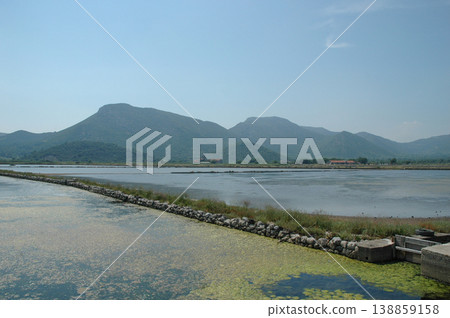 Historic Ston salt pans on Peljesac peninsula 138859158