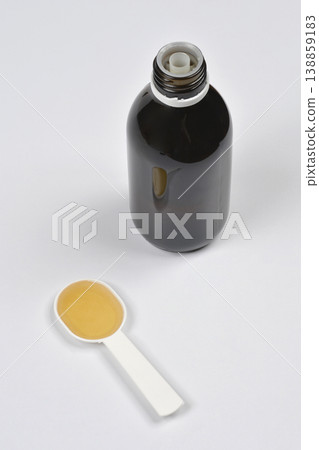 Syrup Bottle and Dose Syrup Bottle and Dose 138859183