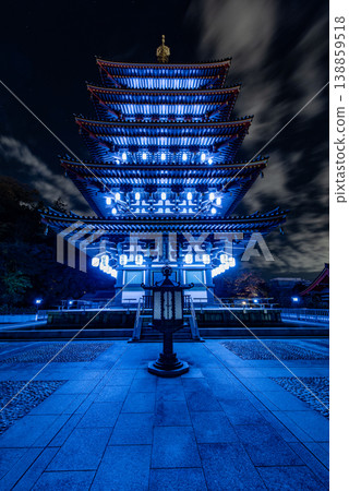燈光秀-東京高畑不動尊寺,第八部分 燈光秀-東京高畑不動尊寺,第八部分 138859518