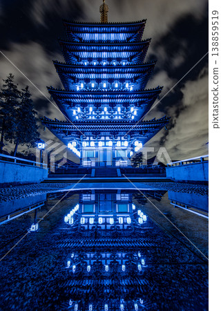 燈光秀活動-東京高畑不動尊寺,第九部分 燈光秀活動-東京高畑不動尊寺,第九部分 138859519