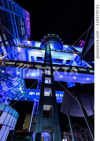 燈光秀－東京富士電視台總部大樓7號大樓 138859531