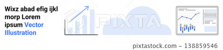 Business analysis, cloud computing, data visualization, market research, financial statistics, growth tracking. Bar chart with an upward arrow, cloud icon analytics chart. Business analysis Business analysis, cloud computing, data visualization, market research, financial statistics, growth tracking. Bar chart with an upward arrow, cloud icon analytics chart. Business analysis 138859546