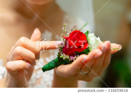 stylish wedding attributes of the bride's butane's shoes. stylish wedding attributes of the bride's butane's shoes. 138859638