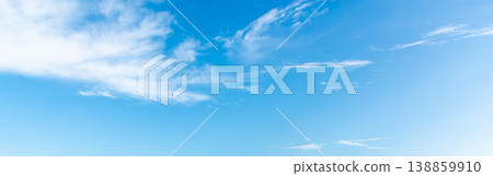 Blue Sky with Few Clouds Blue Sky with Few Clouds 138859910