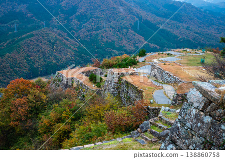 秋季的武田城遺址（兵庫縣） 138860758