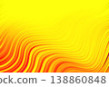 background with colored lines, abstract colored background, colored wavy lines on monochrome yellow. place for text. A completely new template for your business design. 138860848