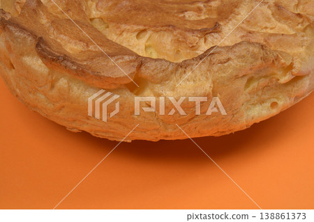 Baked Choux Pastry Base for Karpatka Cake Baked Choux Pastry Base for Karpatka Cake 138861373