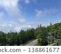 富士山周圍的雲霧和森林 138861677