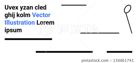 Modern design, creative layouts, graphic design, abstract art, branding, education. Black lines and text elements with minimal style and design layout. Modern design and creative layouts concept Modern design, creative layouts, graphic design, abstract art, branding, education. Black lines and text elements with minimal style and design layout. Modern design and creative layouts concept 138861741
