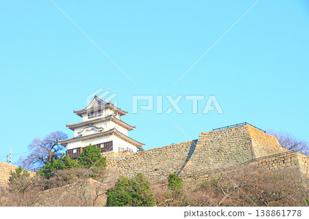香川縣丸龜市丸龜城風景 138861778