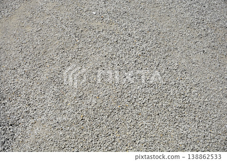 Crushed Grey Gravel Texture Background Crushed Grey Gravel Texture Background 138862533