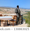 Israeli soldier  on west bank service 138863025