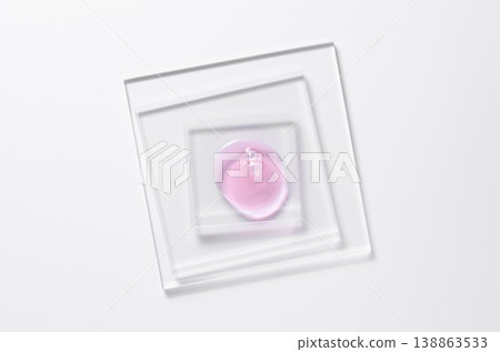 A skin serum or a moisturizing gel or a face wash gel. Cosmetic product. White background. A skin serum or a moisturizing gel or a face wash gel. Cosmetic product. White background. 138863533