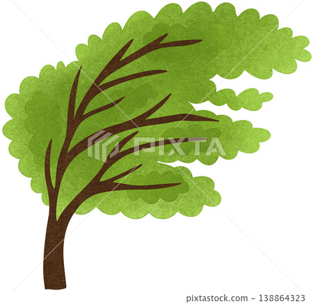 green tree illustration green tree illustration 138864323