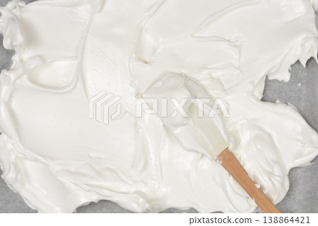 Meringue mixture preparation for baking Meringue mixture preparation for baking 138864421