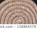 Raw Pork Sausage Coil 138864578