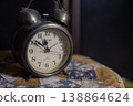 Retro alarm clock and time image 138864624