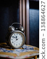 Retro alarm clock and time image 138864627