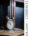 Retro alarm clock and time image 138864631