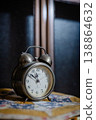 Retro alarm clock and time image 138864632