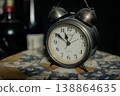 Retro alarm clock and time image 138864635