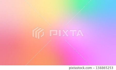 Colorful free gradient. Many colors are mixed together. 138865253