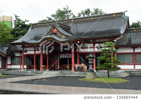 The shrine building of Kehi Shrine The shrine building of Kehi Shrine 138865444