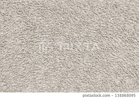 Fluffy fleece fabric texture 138868095