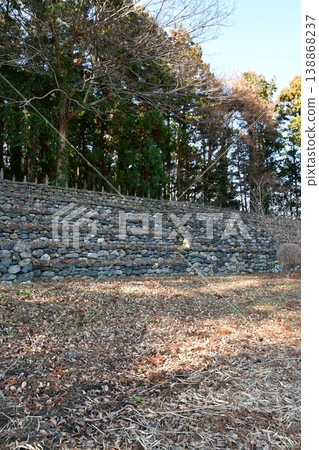Hachigata Castle 142: Stone Wall of the Third Enclosure 138868237