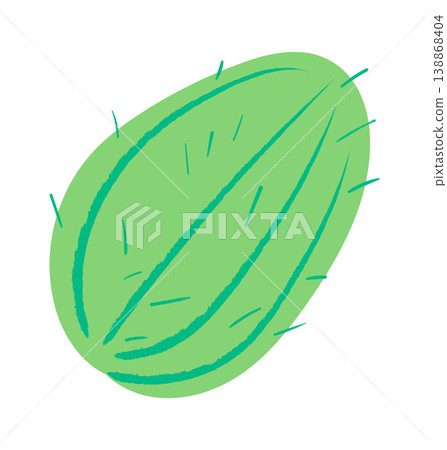 Cactus Fruit Whole Cartoon Cactus Fruit Whole Cartoon 138868404