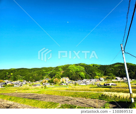 The mountain visible beyond the foothills The mountain visible beyond the foothills 138869532